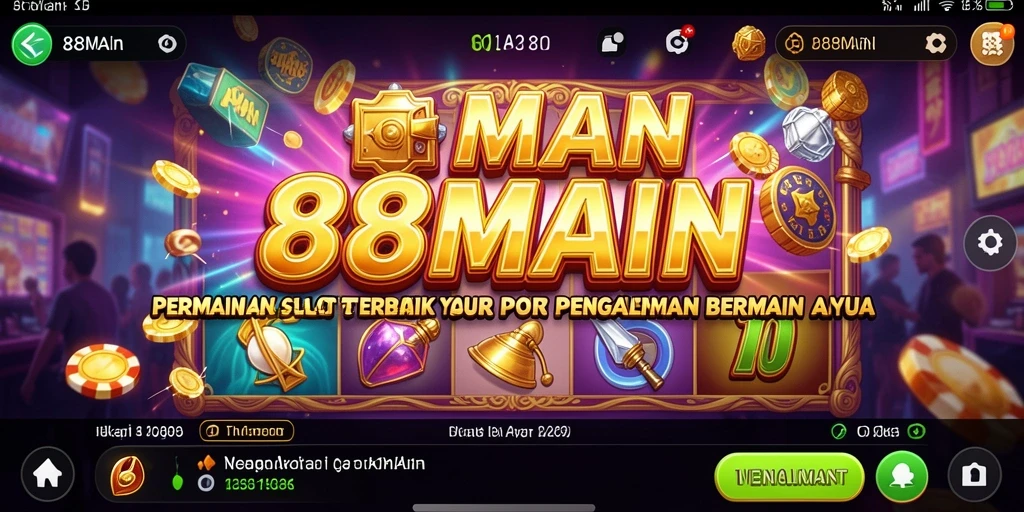 Screenshot gameplay Slot <strong>88MAIN</strong> menampilkan momen mendebarkan dengan efek visual yang luar biasa.