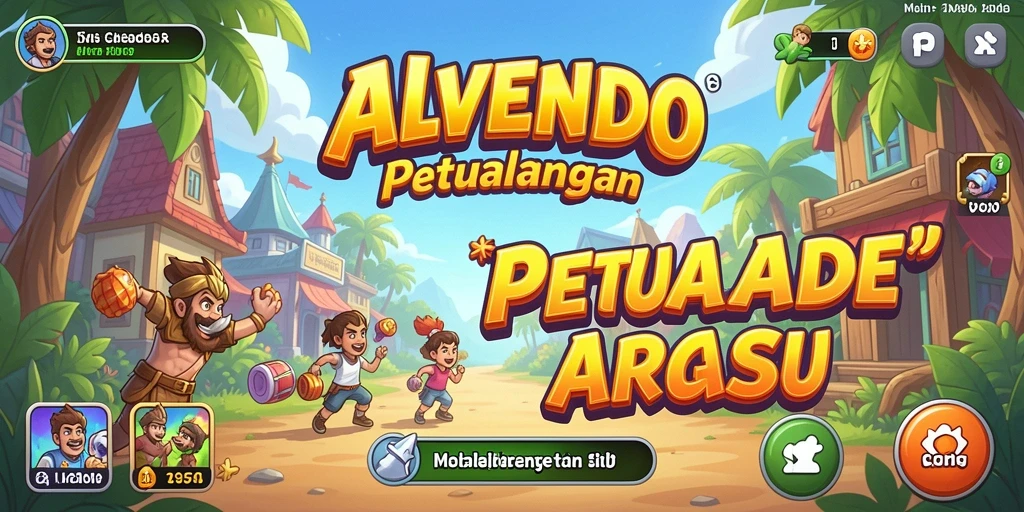 Tampilan menarik dari gameplay ALVENDO yang seru dan penuh tantangan.