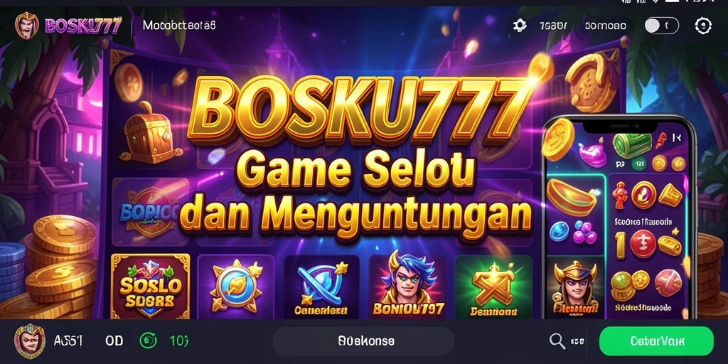 Tampilan menarik dan gameplay seru di BOSKU777.