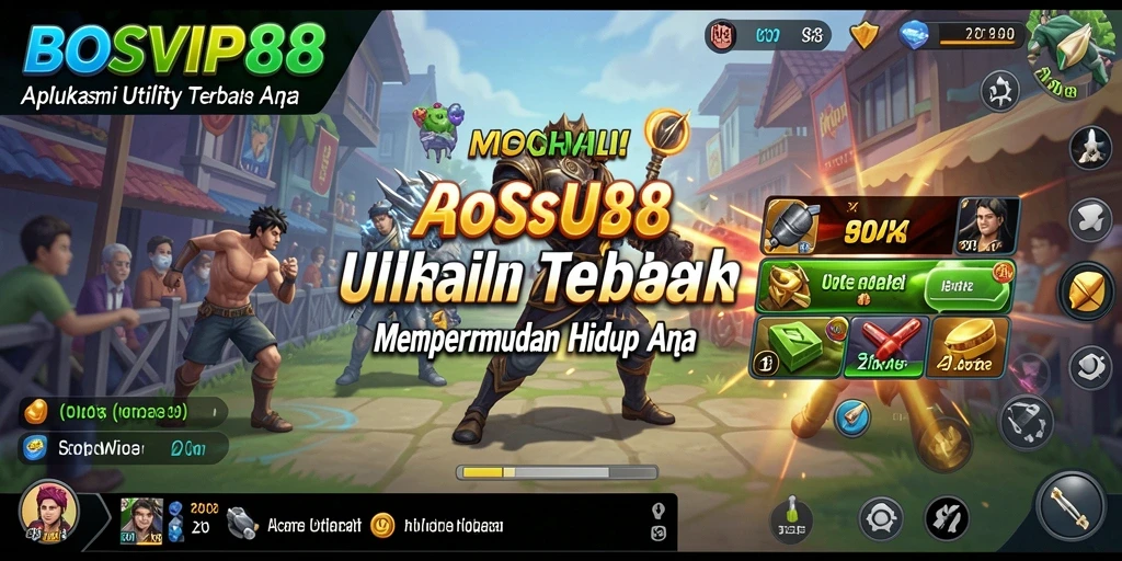 Tampilan utama BOSVIP88 yang menampilkan fitur Utility yang user-friendly.