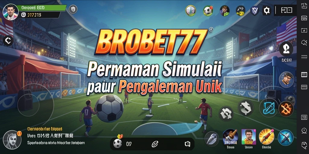 Tampilan gameplay <strong>BROBET77</strong> yang menawan dan interaktif.