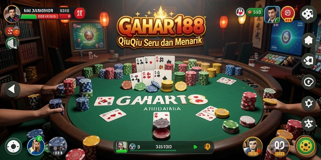 Tampilan gameplay GAHAR188 yang seru dan penuh tantangan QiuQiu.