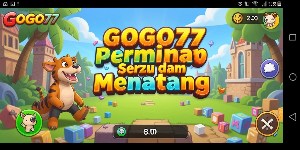 Tampilan utama gameplay <strong>GOGO77</strong> dengan berbagai teka-teki menantang.