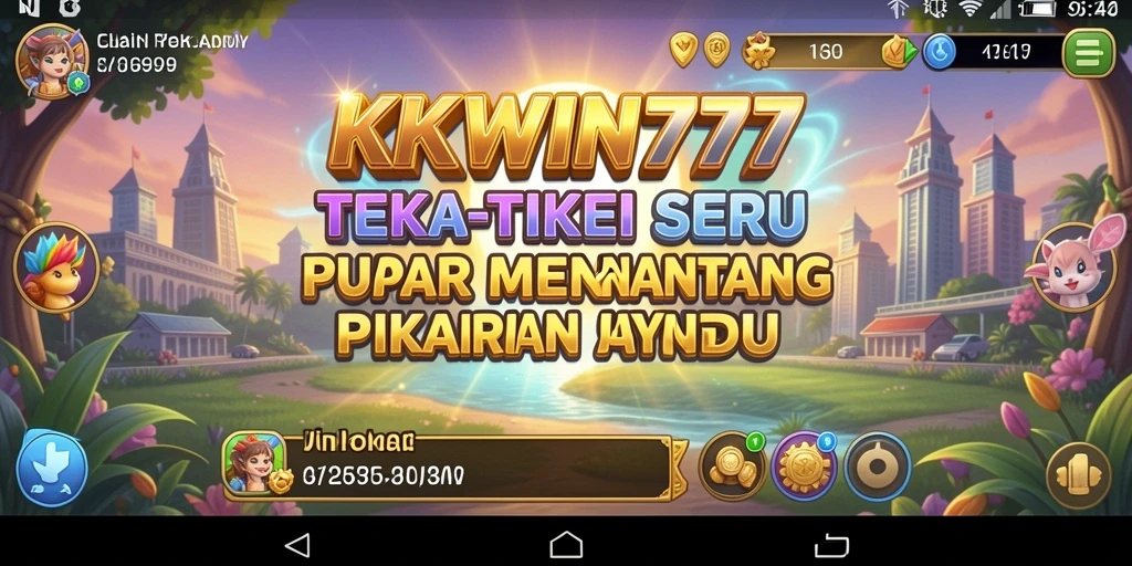 Tampilan gameplay <strong>KKWIN777</strong> yang menantang dan penuh warna.