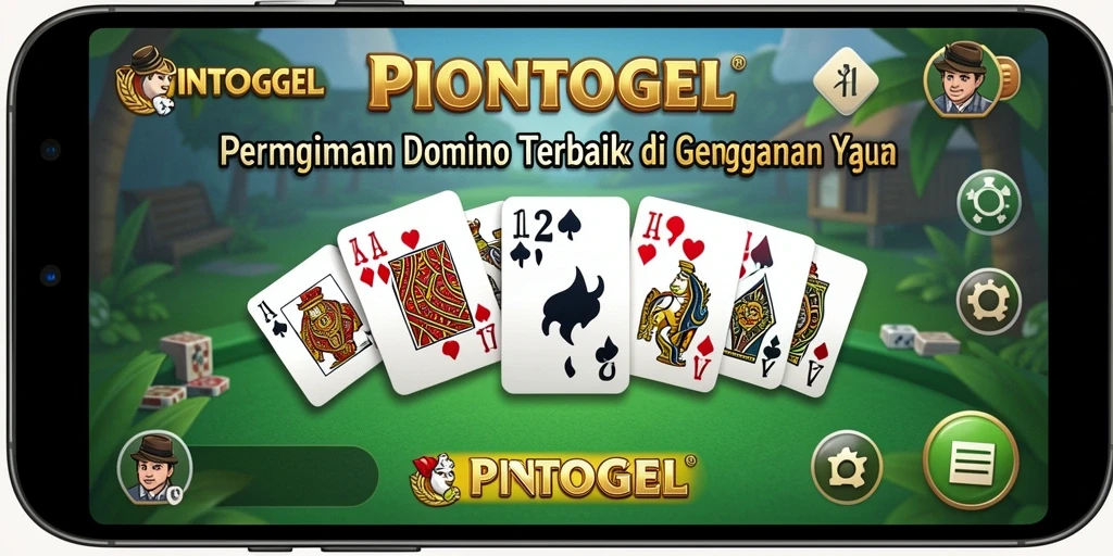 Tampilan seru gameplay Domino PIONTOGEL