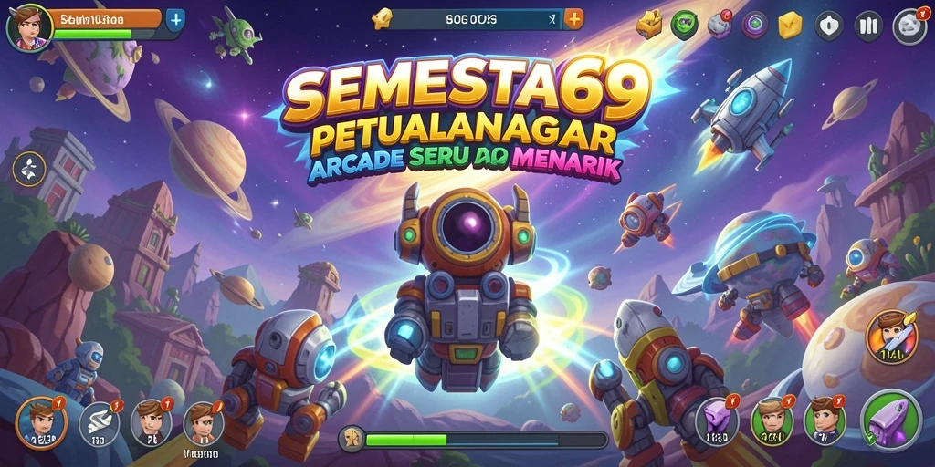 Tampilan gameplay menarik dari SEMESTA69 di level yang penuh tantangan.